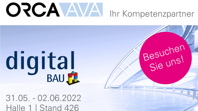 ORCA Software auf der digitalBAU Köln