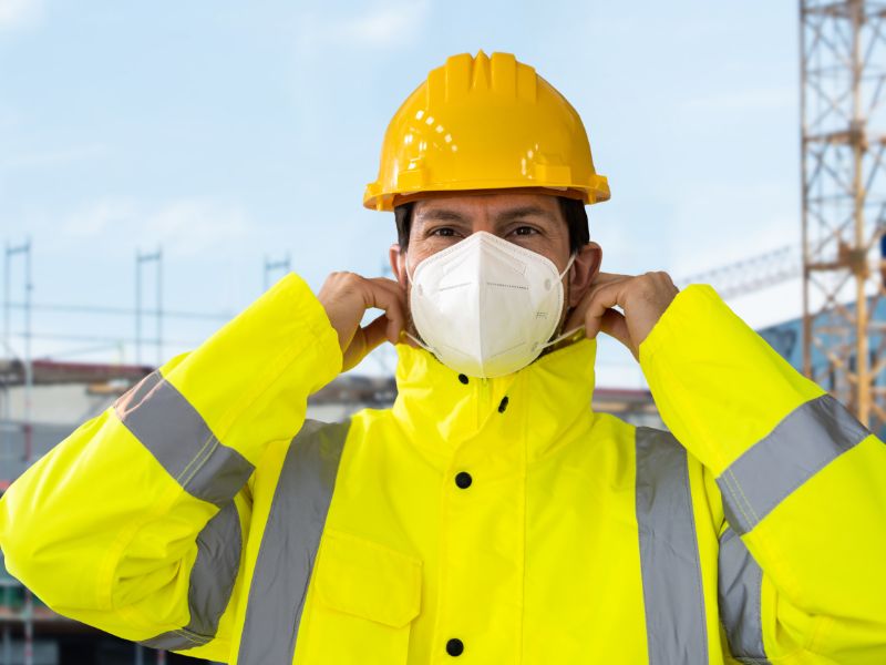 FFP2 Maske auf Baustellen: Effektiver Schutz und Sicherheit für Bauarbeiter